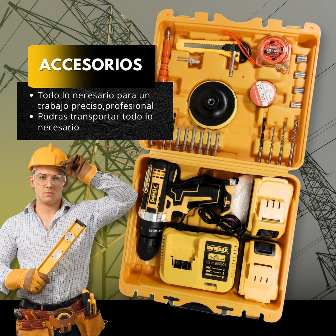 TALADRO DEWALT 36V + TALADRO DE ALTO IMPACTO - OFERTA ESPECIAL 🔥