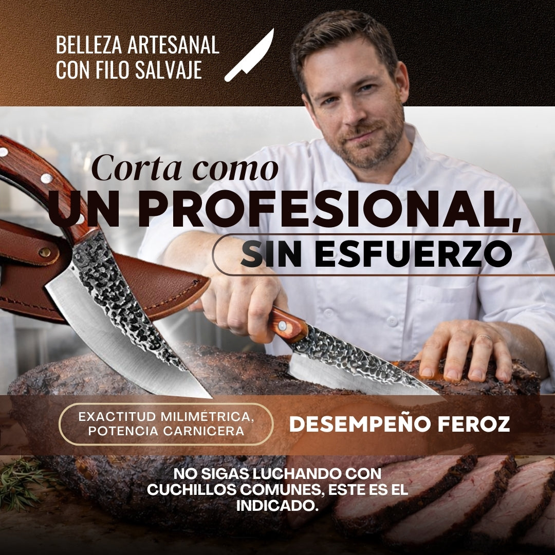 Cuchillo Maestro del Asado 🔪🥩 PROMO Compra 1 Recibe 2🚨